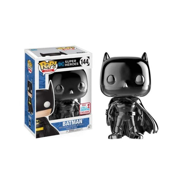 Funko Pop Dc Super Heroes batman fall convention black chrome