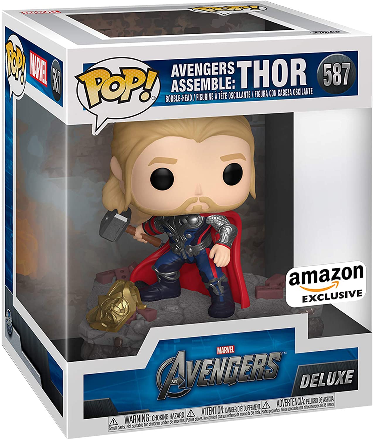 Funko Pop Deluxe, Marvel: Avengers Assemble Series - Thor Amazon Exclusive
