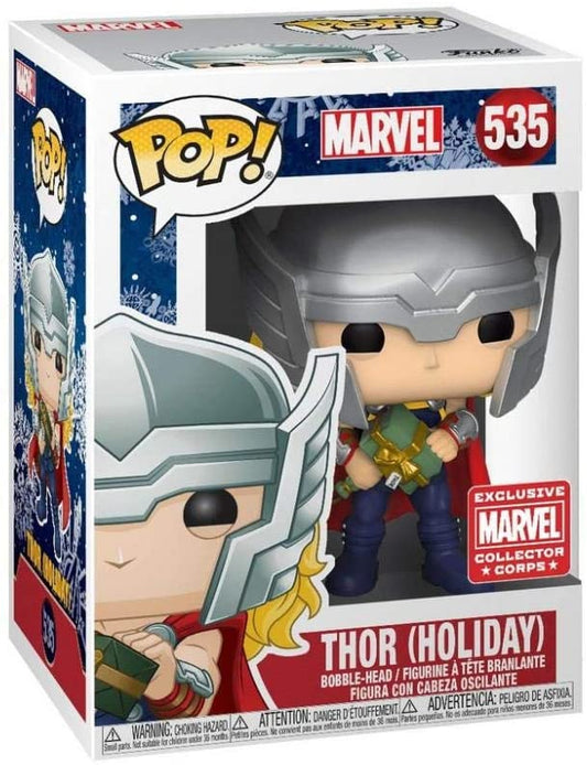 Funko Pop Marvel Thor holliday Navidad