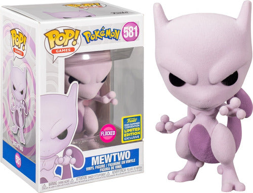 Funko Pop Pokemon Mewtwo Flocked