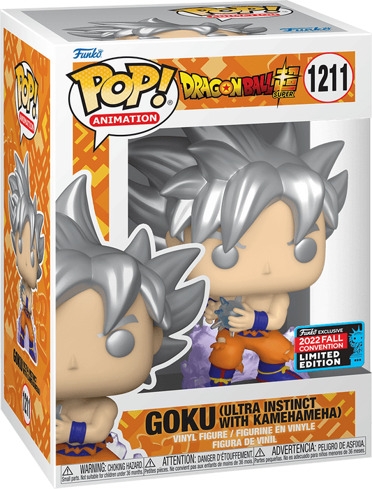 Funko Pop! NYCC Shared Exclusive: DBZ: Goku Ultra Instinct w/Kamehameha #1211