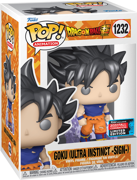 Funko Pop! NYCC Shared Exclusive: DBZ: Goku Ultra Instinct Sign #1232