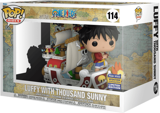 Funko POP Animation:One piece Luffy With Thousand Sunny 2022 Winter Convention Exclusive