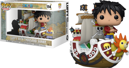 Funko POP Animation:One piece Luffy With Thousand Sunny 2022 Winter Convention Exclusive
