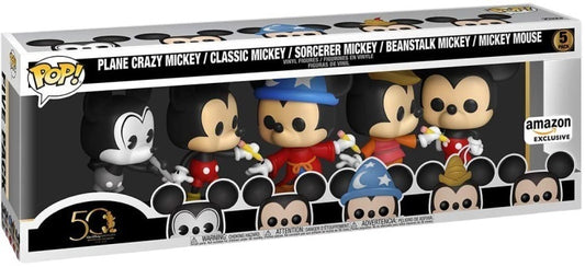 Funko Pop Disney Archives - Paquete de 5 Mickey Mouse, Exclusivo de Amazon