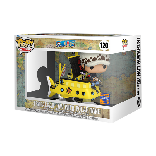 Funko POP Animation: One piece: rides super deluxe Trafalgar Law with polar tang