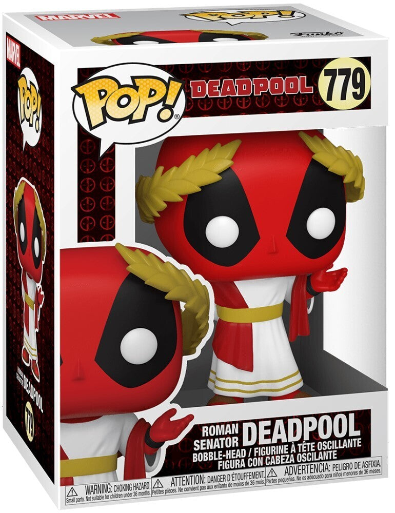 Funko Pop Marvel: Deadpool 30 Aniversario - Deadpool Senador Romano