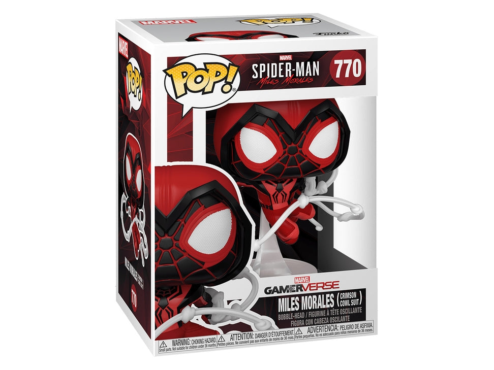 Funko Pop! Spider-man Miles Morales (Crimson Cowl Suit)