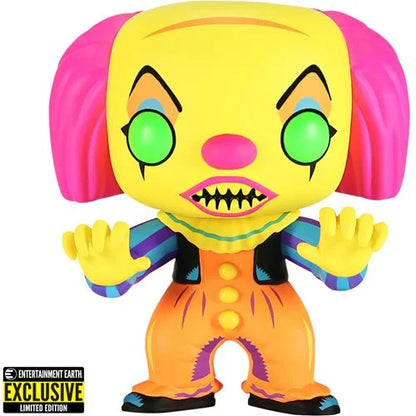Funko Pop IT Pennywise Black Light - Entertainment Earth Exclusive
