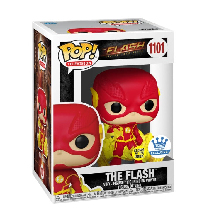 Funko Pop Heroes: The Flash - The Flash Glow Exclusivo Funko Shop