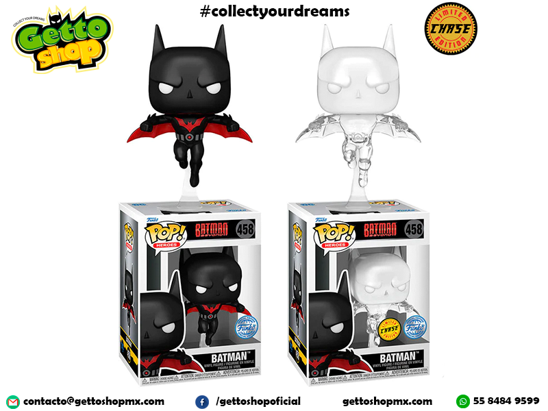 Funko Pop Heroes: DC Comics - Batman Beyond Exclusivo Set 2 Piezas ...