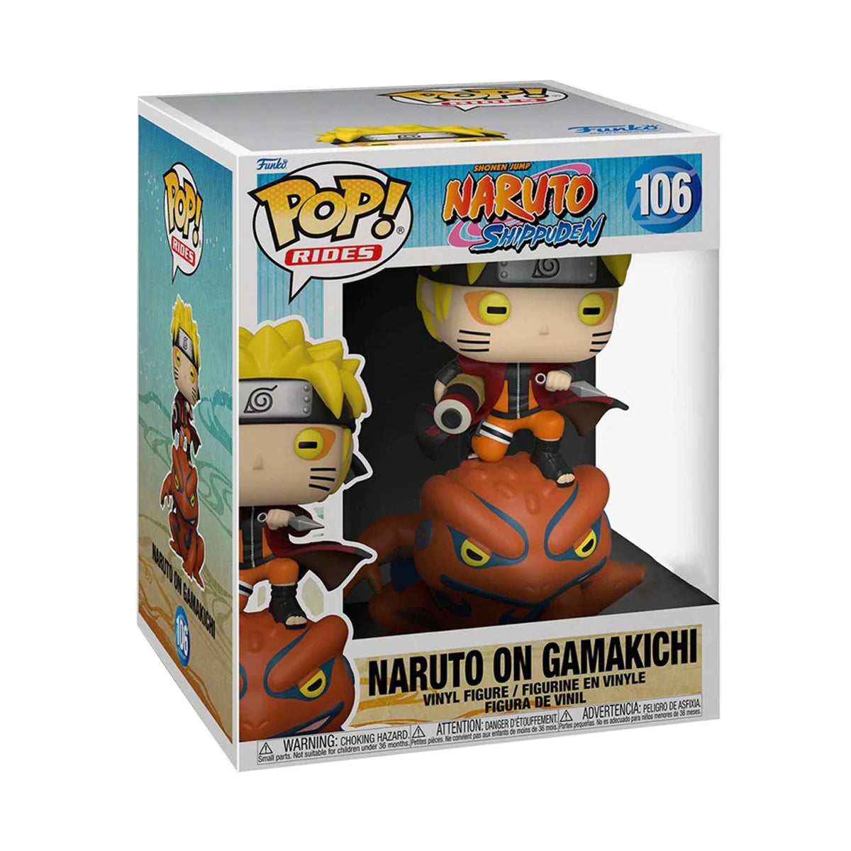 Funko Pop Rides: Naruto - Naruto modo Sabio en Gamakichi Exclusivo