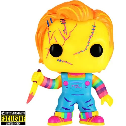 Funko Pop Child's Play Chucky Black Light - Entertainment Earth Exclusive