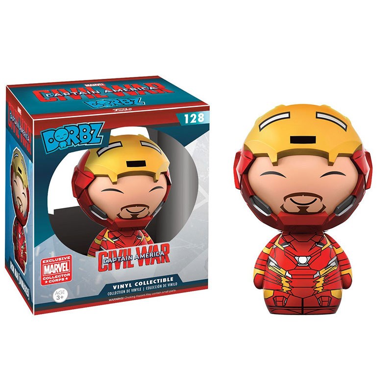 Funko DORBZ Marvel: Civil War - Iron Man (Unmasked) Exclusivo