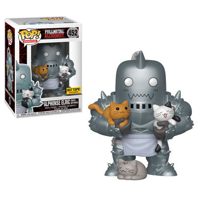Funko Pop Animation: Fullmetal Alchemist - Alphonse Elric With Kittens Hot Topic Exclusive